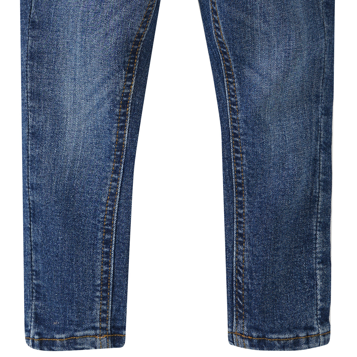 Mädchen Slim-Jeans mit verstellbarem Bund