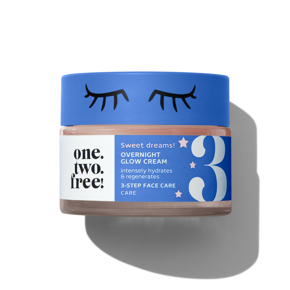 one.two.free! Overnight Glow Cream Crème de nuit Eclat