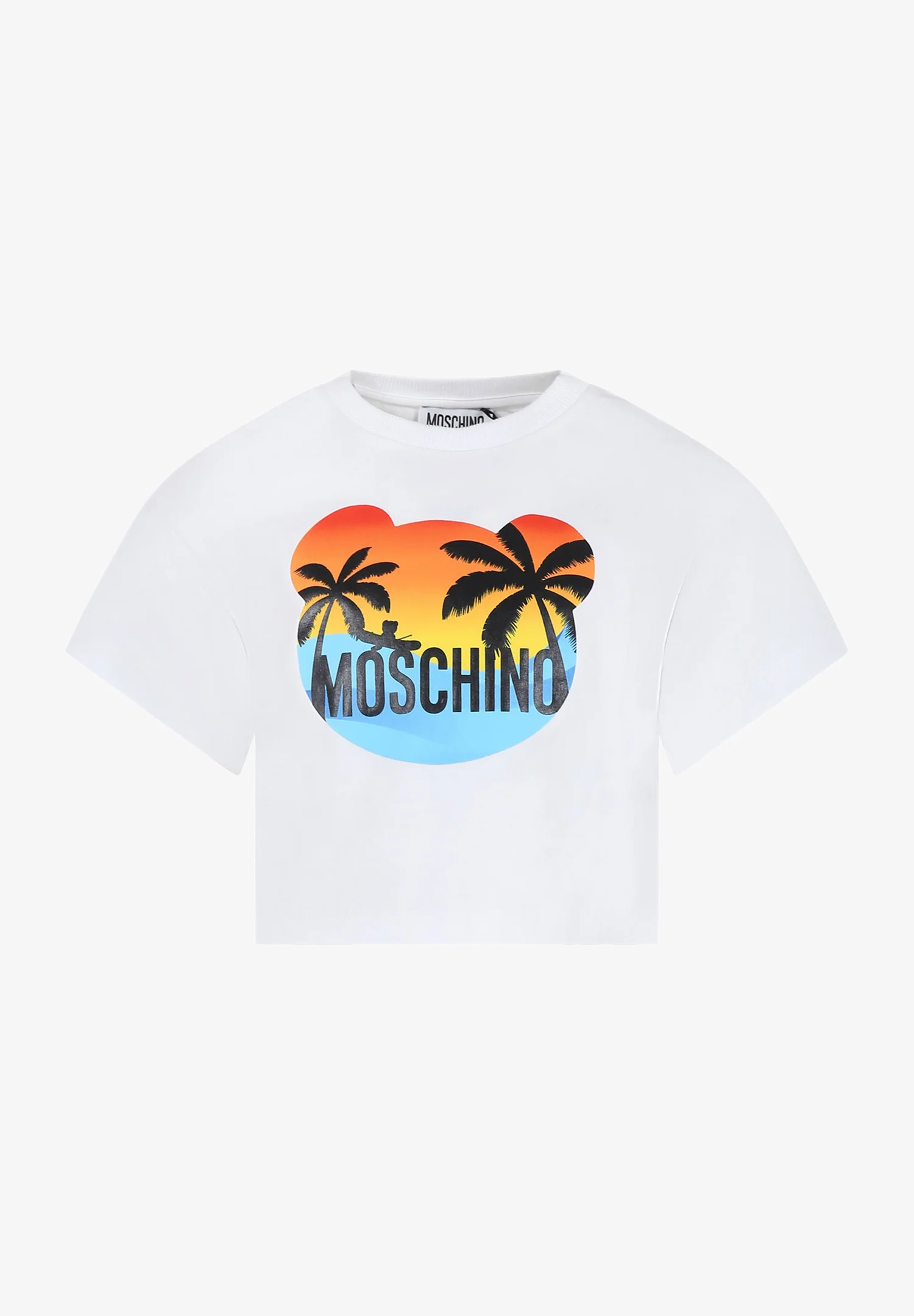 Camiseta estampada con el logotipo de MOSCHINO