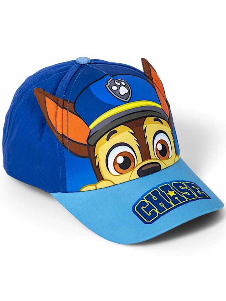 Paw Patrol Basecap Paw Patrol Chase mit 3D Ohren in Blau günstig kaufen 53 cm
