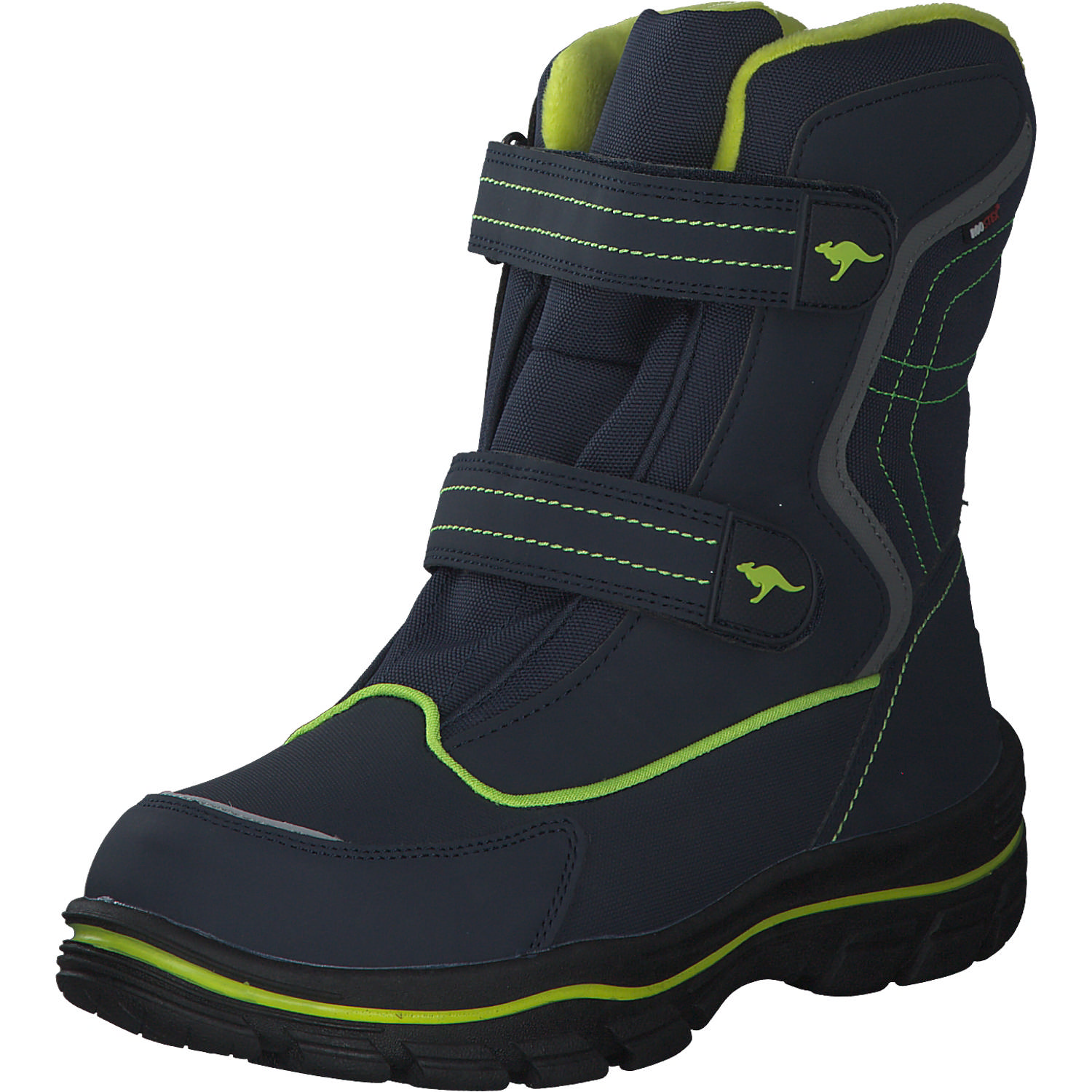 KangaROOS K-Leno V RTX 18780, Winterstiefel, Kinder, dk navy/lime