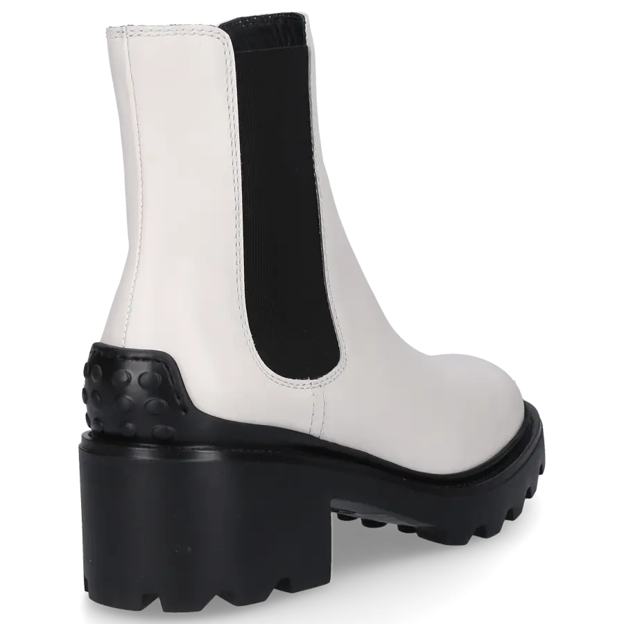 Tod's - Chelsea Boots W08D0EA Kalbsleder - weiß