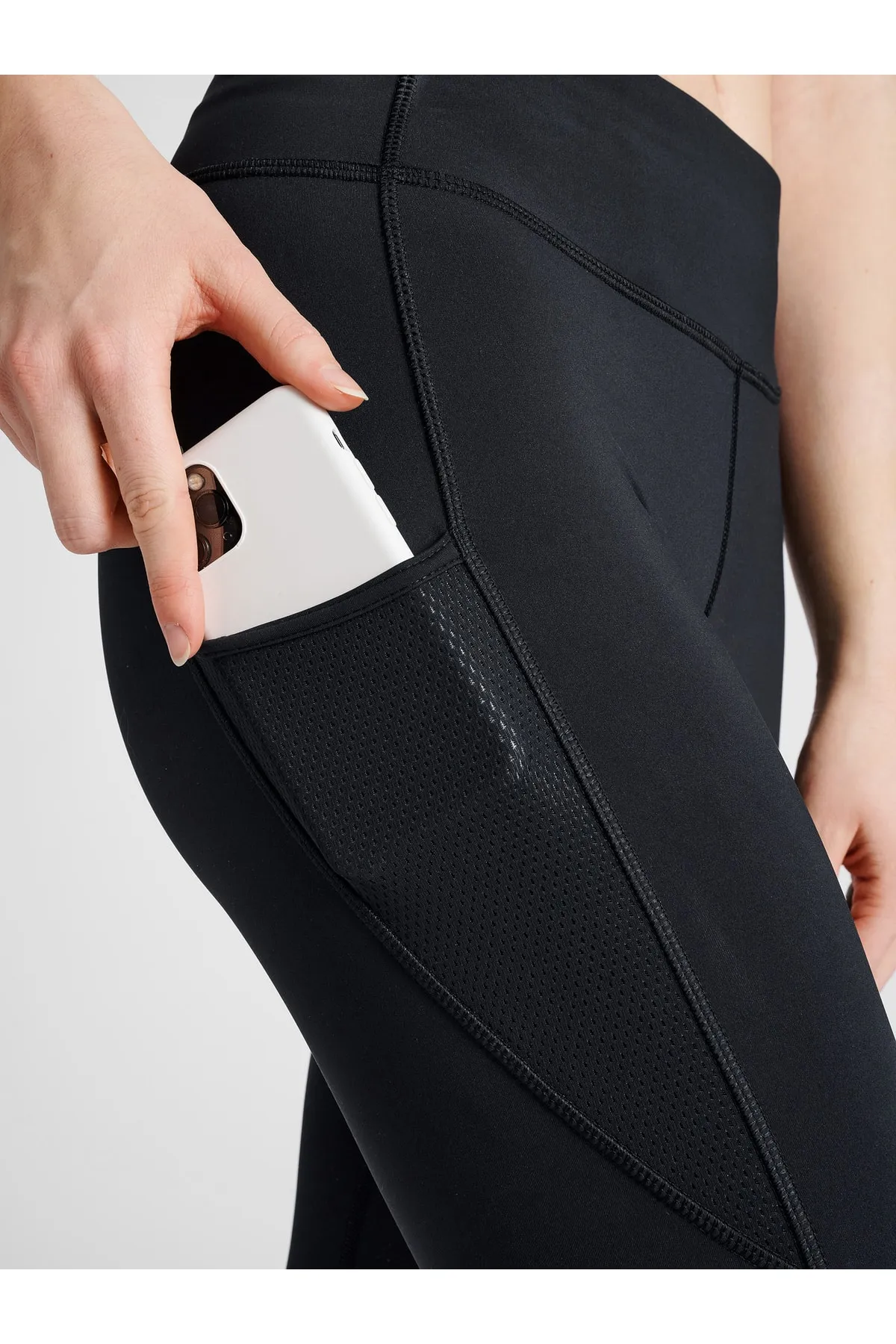 NEWLİNE  Sport-Leggings - Schwarz - Mittlerer Bund