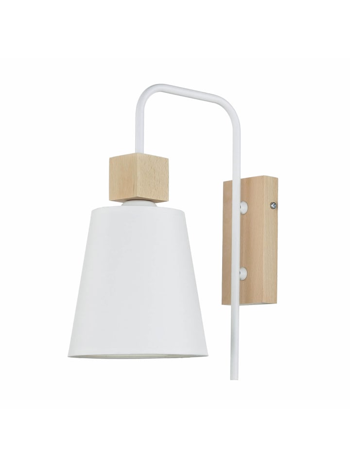 Licht-Erlebnisse Wandlampe in Weiß Holz günstig kaufen onesize