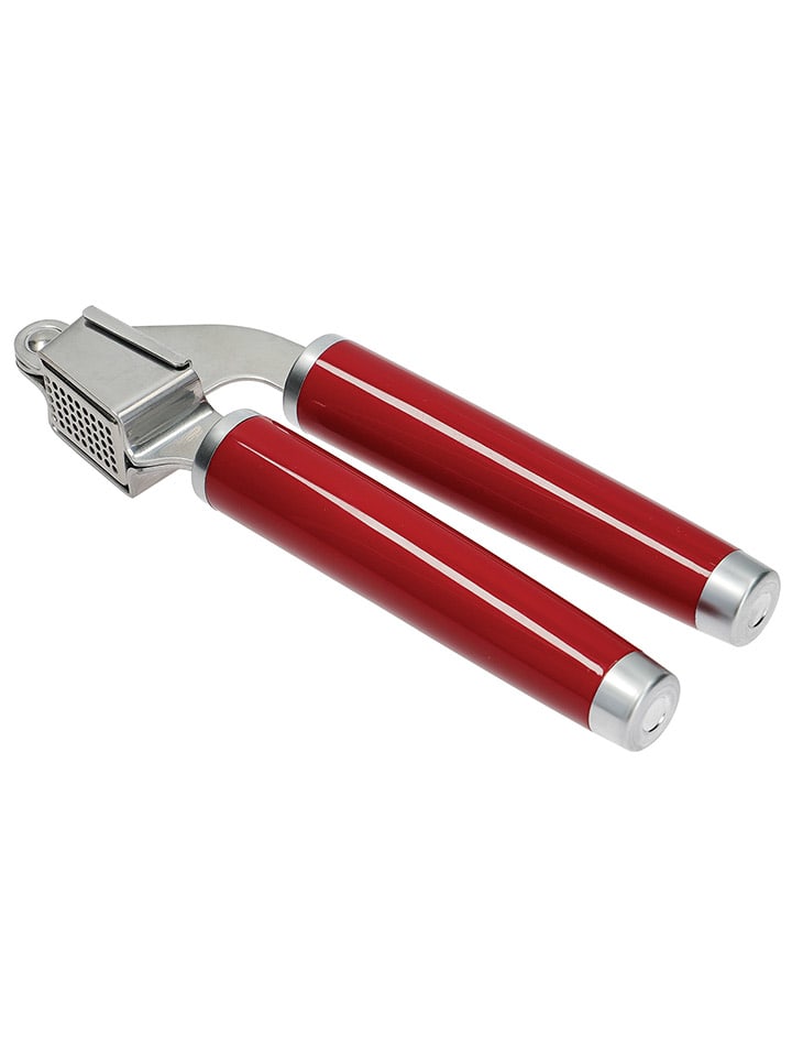 KitchenAid Knoblauchpresse in Silber/ Rot - (L)19 cm günstig kaufen onesize