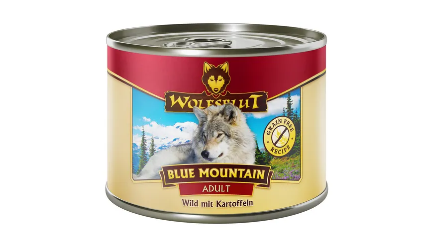 Wolfsblut Hundenassfutter Blue Mountain Wild & Kartoffel 200 g