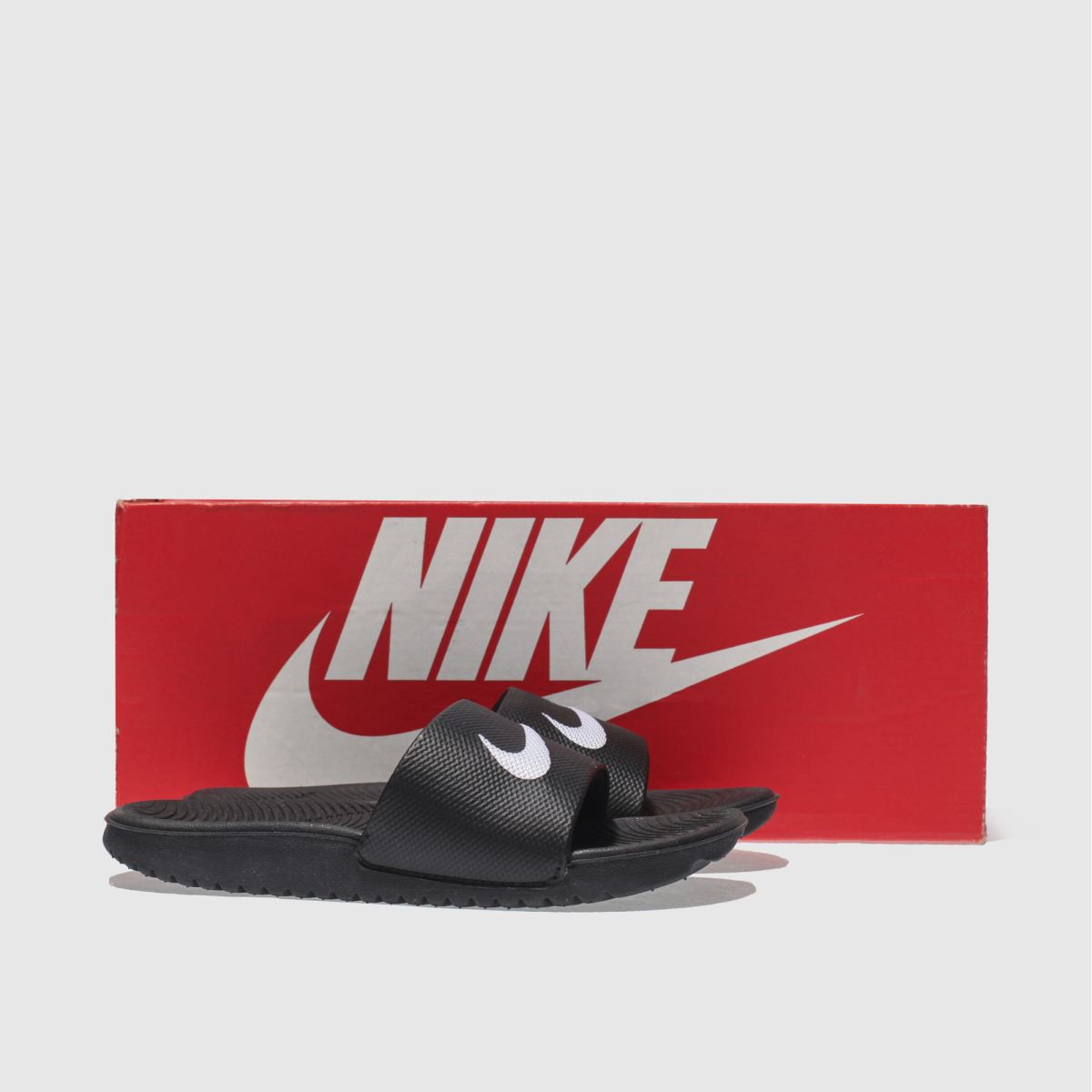 Nike fekete-fehér Kawa Junior szandál