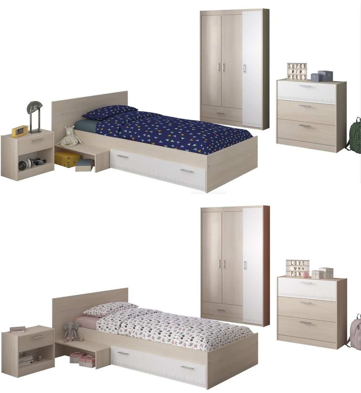 Parisot Kinderzimmer, 4-tlg, Charly 12