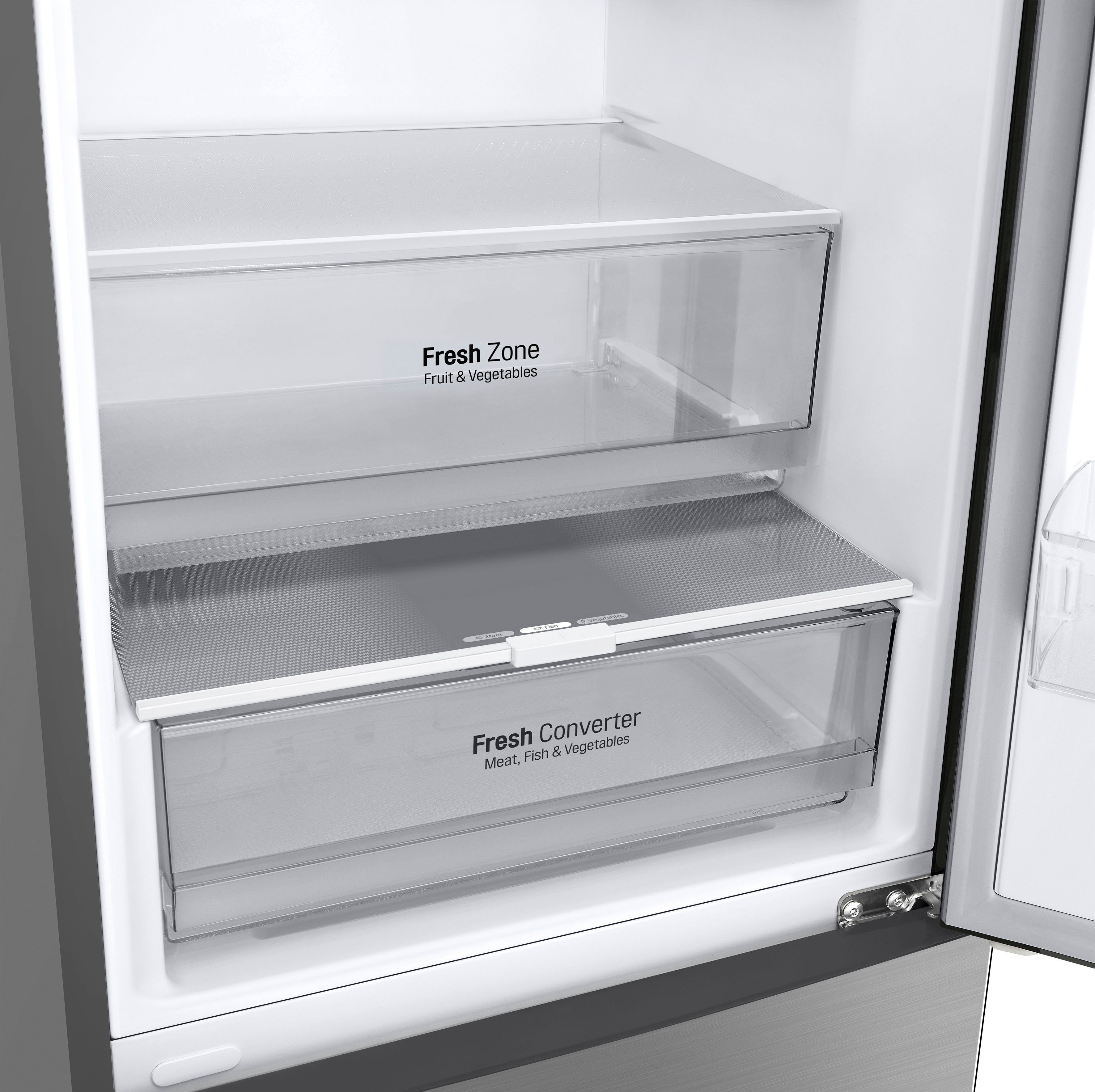 LG Kühl-/Gefrierkombination GBP62PZNBC, 203,0 cm hoch, 59,5 cm breit