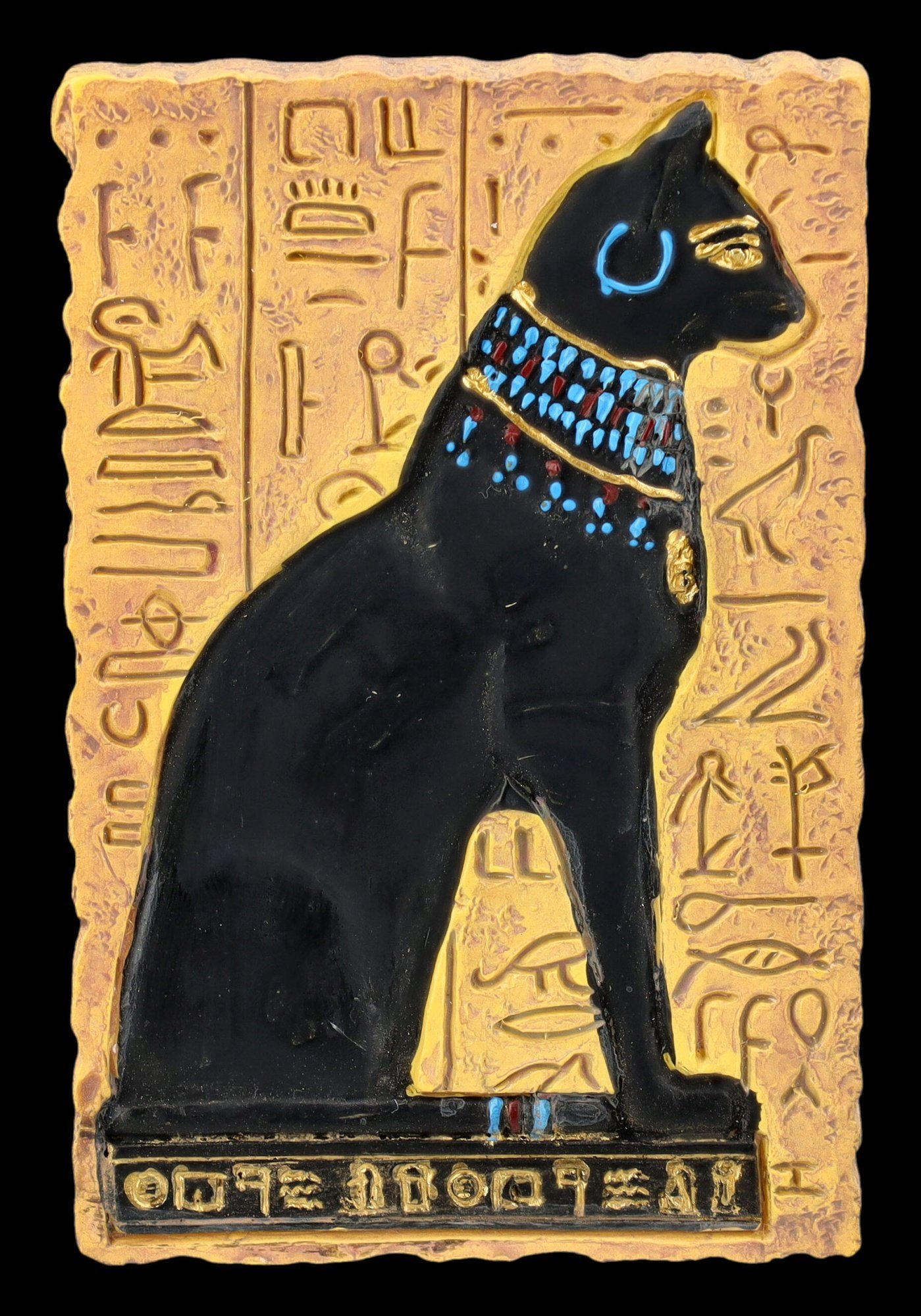 Dekomagnet Magnet - Bastet als Hieroglyphe - ägyptische Mythologie Dekomagnet, Figuren Shop GmbH