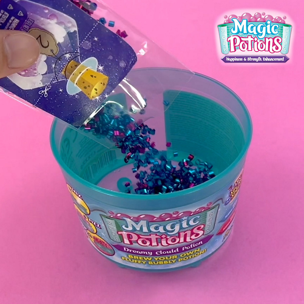 SLIMY® Magic Potion - Dreamy Cloud und Squishy Droplet - Magischer Zauberschleim zum Selbstbrauen!