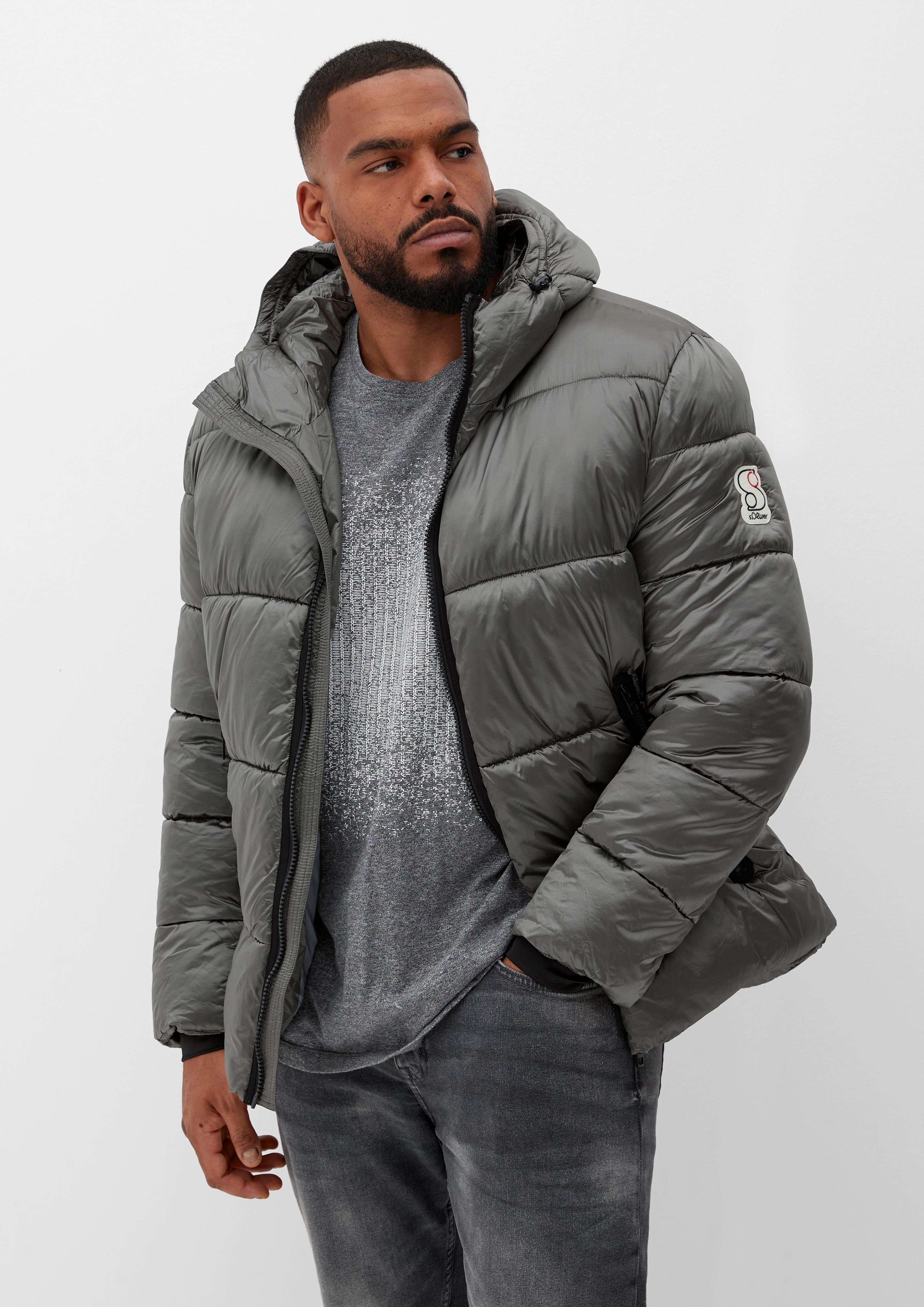 Steppjacke mit Logo-Applikation  2128196-0025