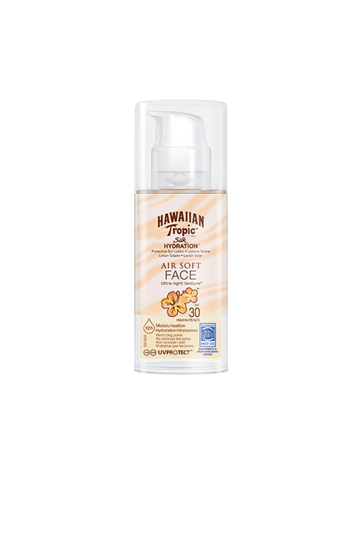 Hawaiian Tropic  Silk Air Soft Sonnenlotion fürs Gesicht Spf30 Hawaiian Tropic 50 ml