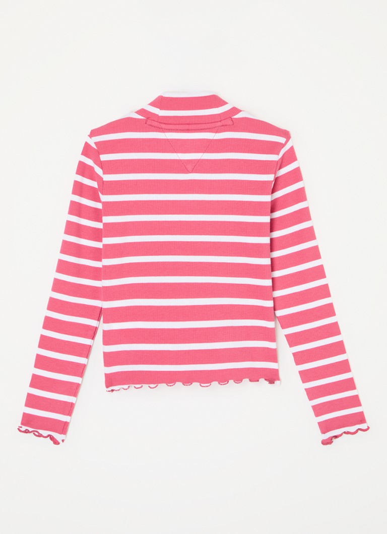 Tommy Hilfiger Rebrasta košulja dugih rukava s vezom logotipa