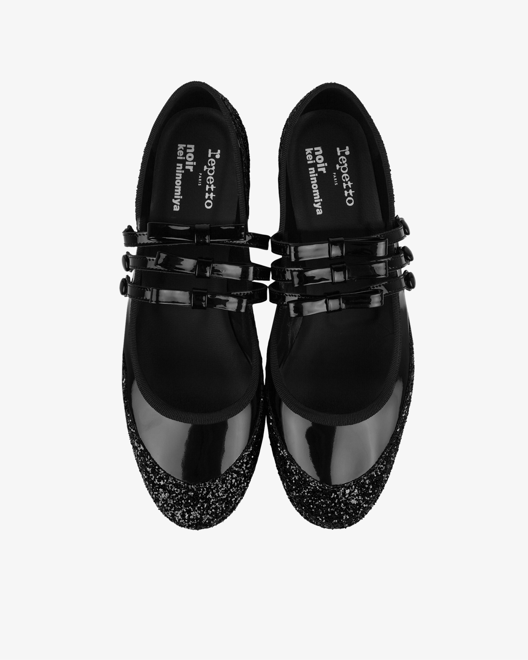 REPETTO x NOIR KEI NINOMIYA - Glitter platform Mary Janes