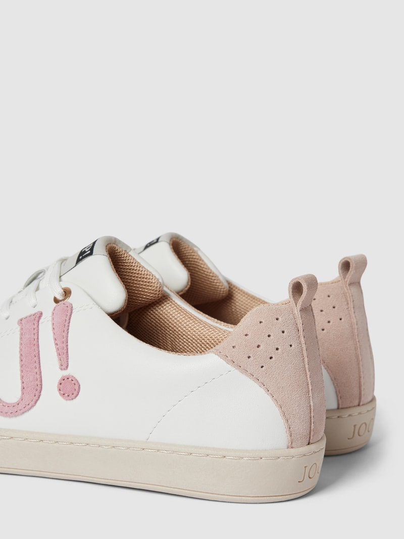 Sneaker mit Label-Detail Modell 'juno misto' in weiß
