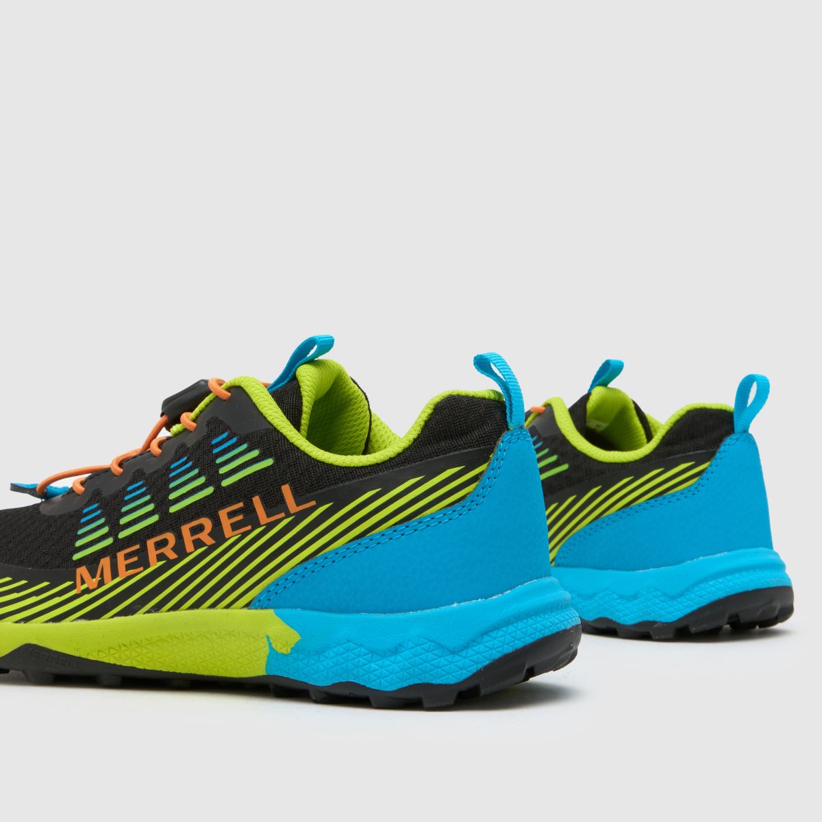 Merrell marinblå och gröna agility peak pojkar/ungdomsskor
