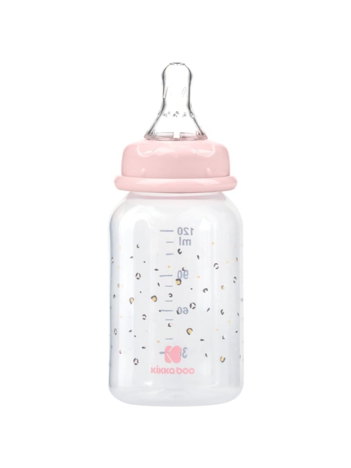 Kikkaboo Babyflasche Savanna 120 ml in rosa günstig kaufen onesize