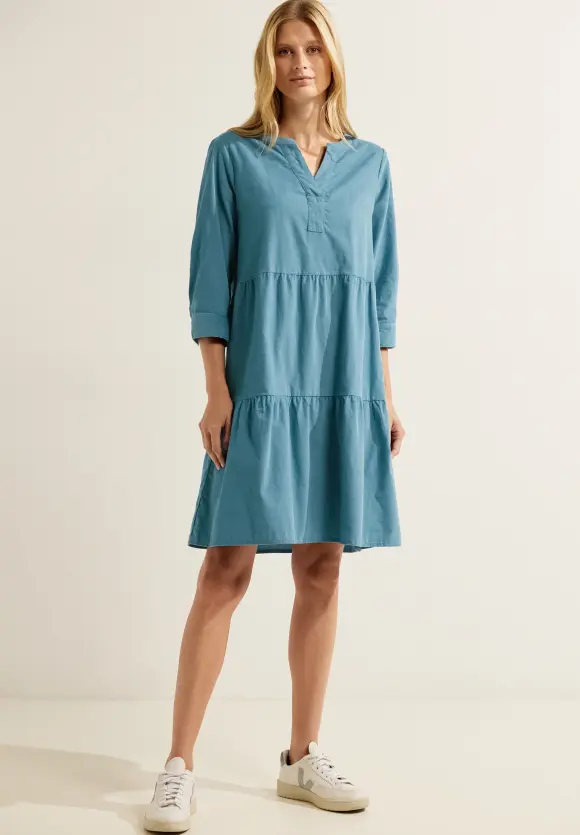 CECIL Cordkleid mit 3/4-Arm