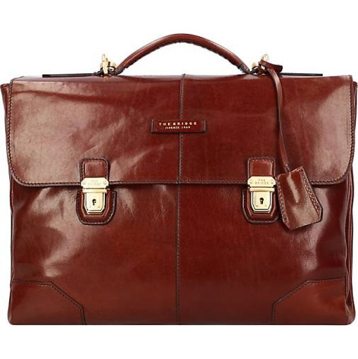 The Bridge Vespucci Aktentasche Leder 40 cm Laptopfach