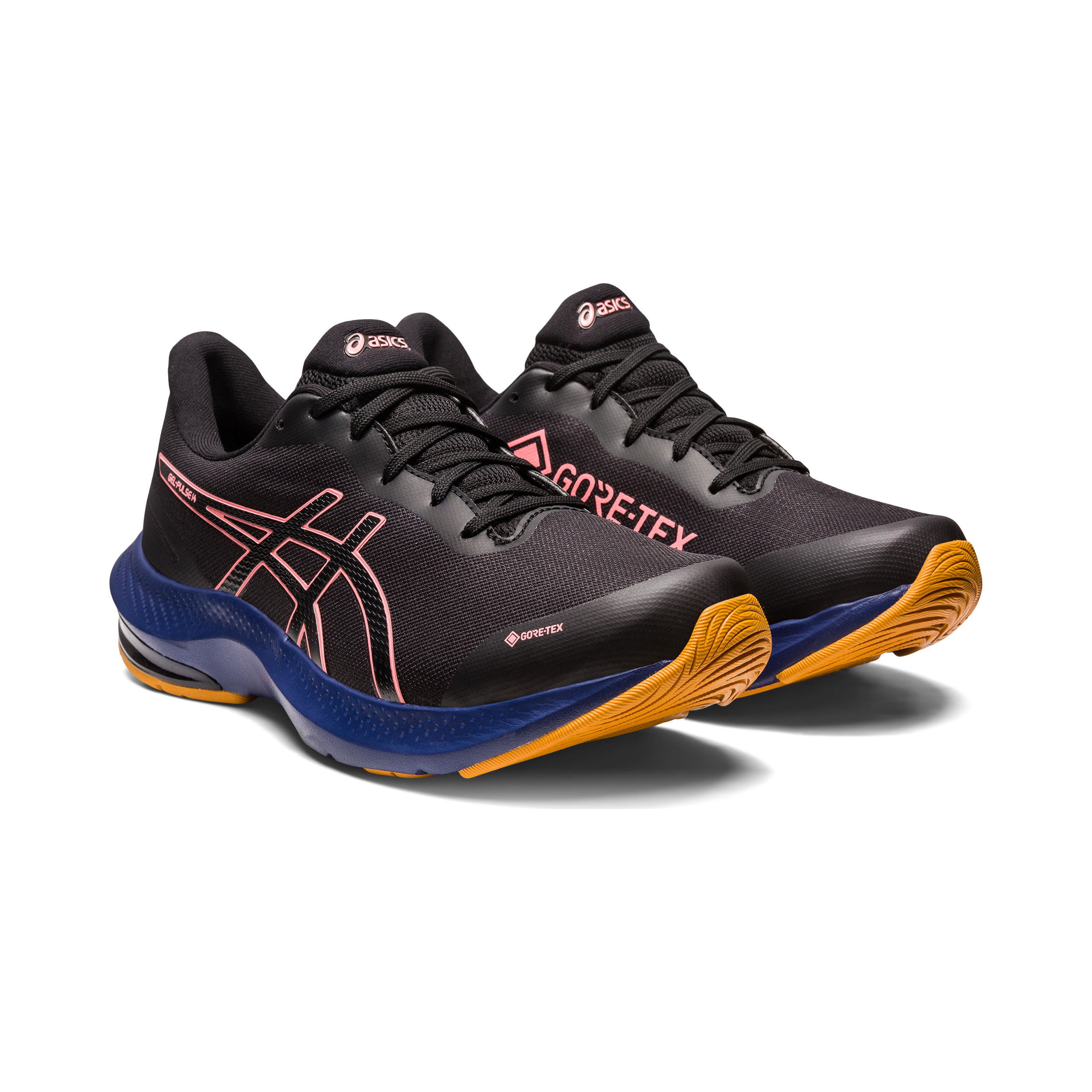 Gel-Pulse 14 GTX Trailschuh Damen - Schwarz, Orange
