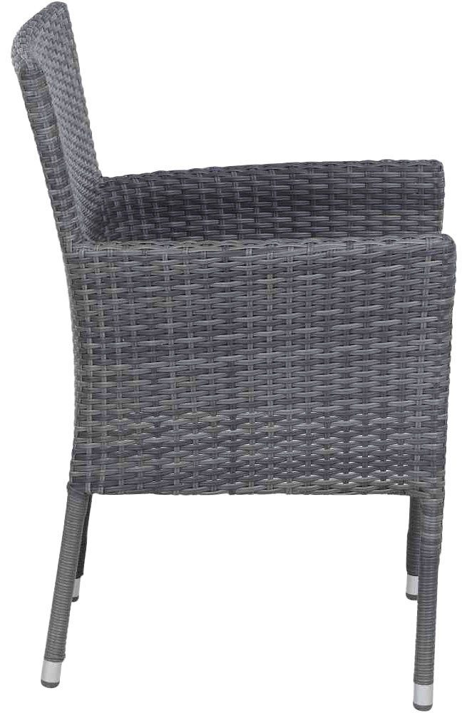 Siena Garden Gartensessel Padova II, Dining Sessel, stone-grey, inkl. Kissen