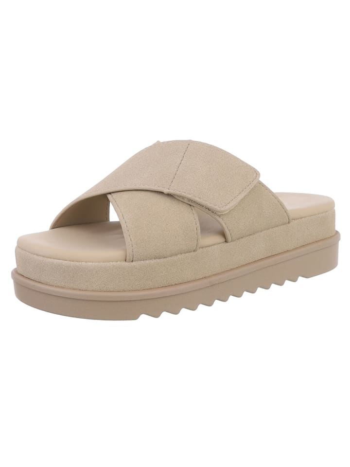 Ital-Design Sandale & Sandalette in Hellbraun günstig kaufen