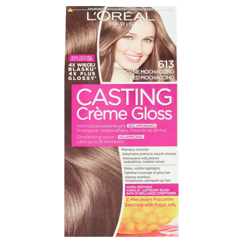 „Casting Creme Gloss“ plaukų dažai, 613 „Frosty Mochaccino“