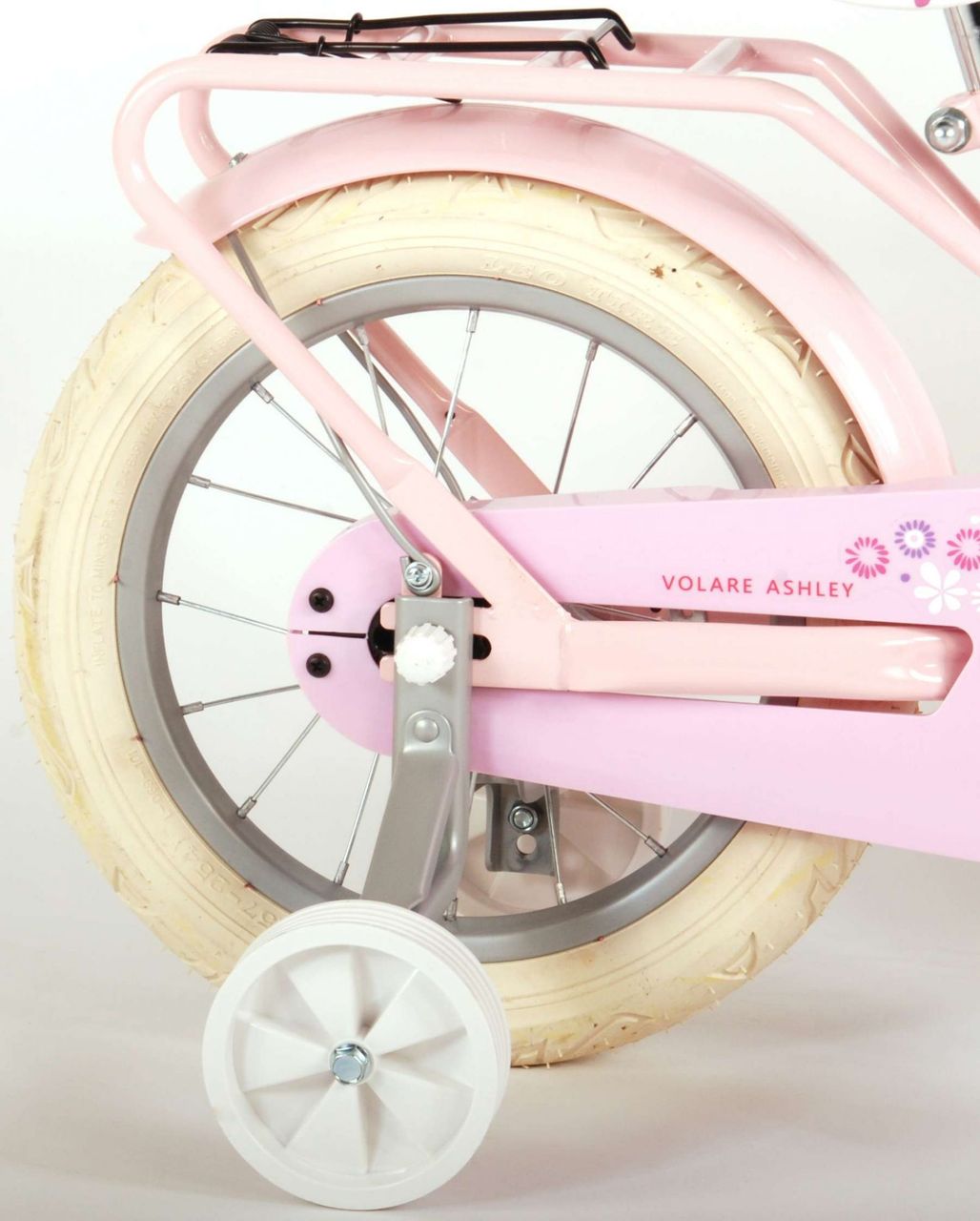 Volare Ashley Kinderfahrrad - Mädchen - 14 Zoll - Rosa - 95% zusammengebaut