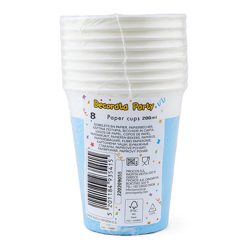 Engangskrus 8-pk 200 ml