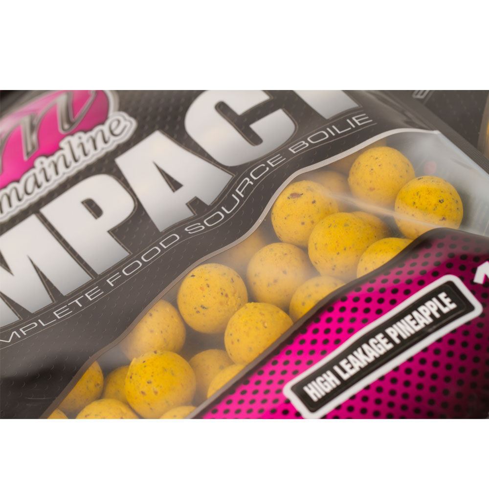 Mainline High Impact Carp Boilies H/L Pineapple 20mm