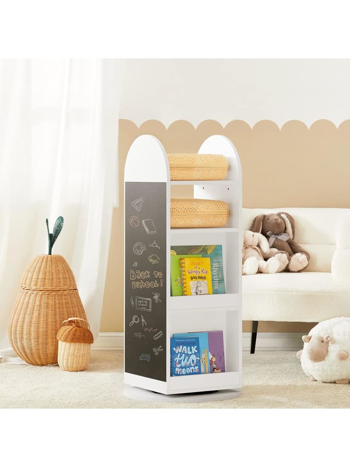 SoBuy Kinderregal in Weiß - (B)48 x (H)105 x (T)48cm günstig kaufen onesize