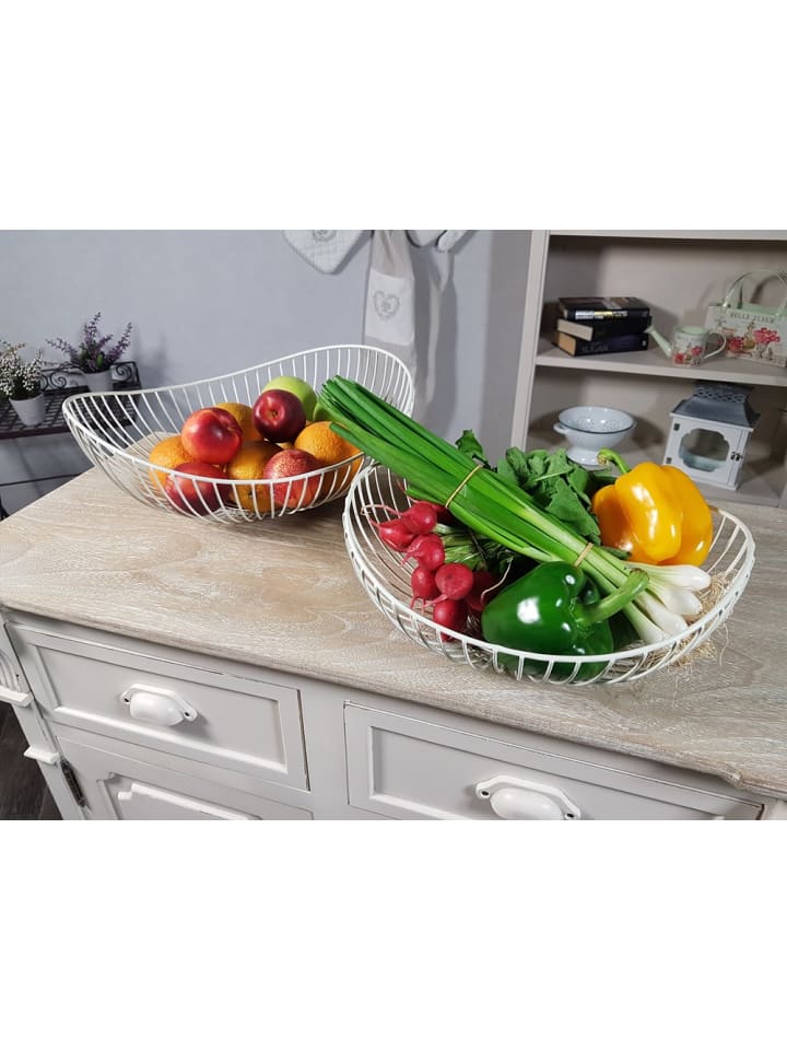 Ambiente Haus Schale antikweiss - paar 38cm in antikweiss günstig kaufen onesize