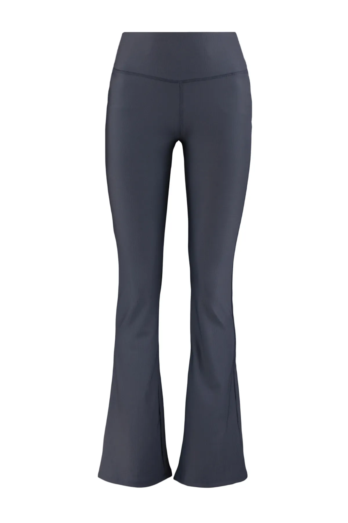 Trendyol Collection  Dunkelanthrazitfarbene, schnurgebundene, gestrickte Yoga-Sportstrumpfhose mit spanischen Beinen TWOAW23TY00011