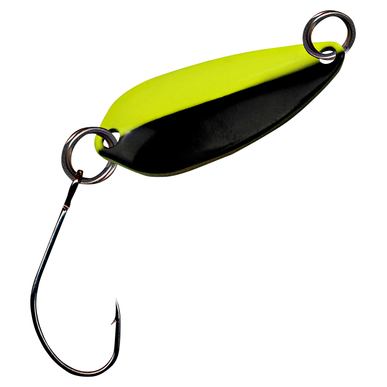 FTM Trout Spoon Wasp (Gelb/Schwarz, Schwarz UV)