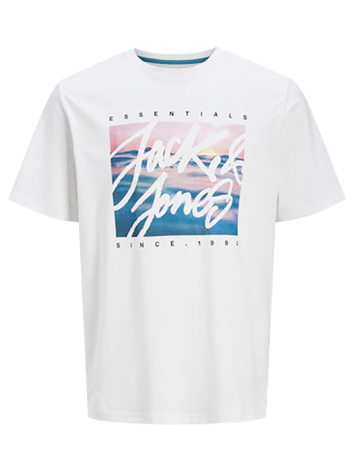 Jack & Jones 2er-Set: Shirt in Weiß/ Dunkelblau günstig kaufen