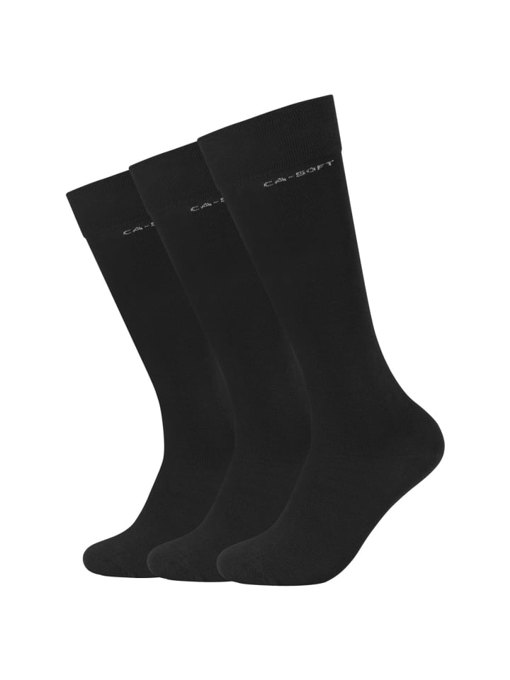 camano Kniestrümpfe 3er Pack ca-soft in Schwarz günstig kaufen
