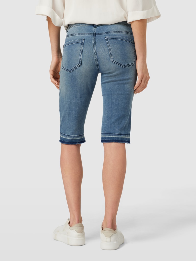 Bermudas in Denim-Optik in hellblau