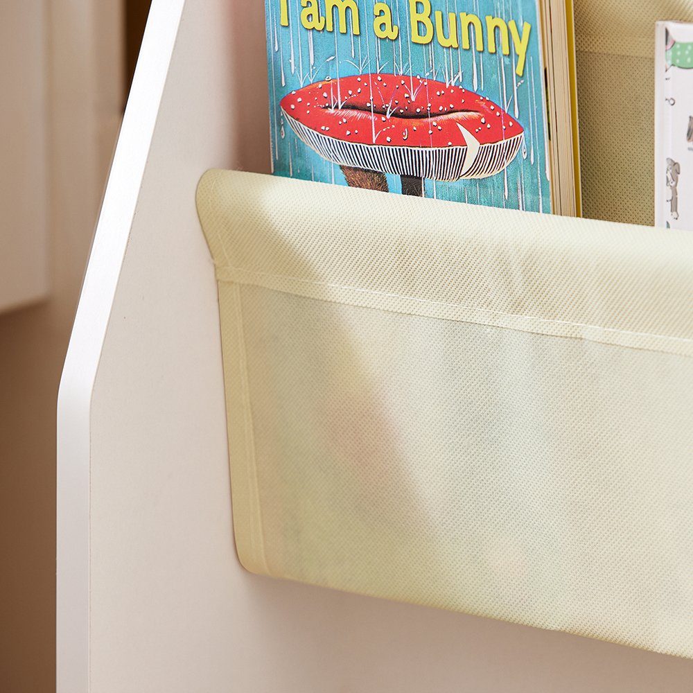 SoBuy Bücherregal FRG225, Kinderbücherregal mit 4 Ablagefächern