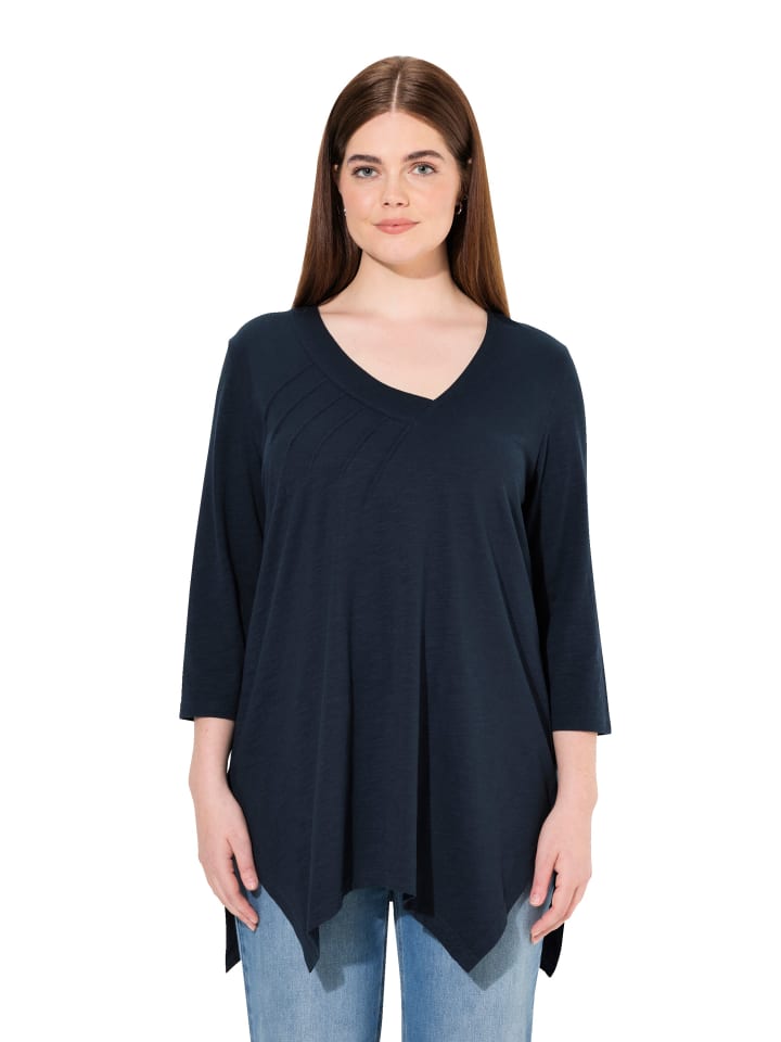 Ulla Popken Longshirt in marine günstig kaufen