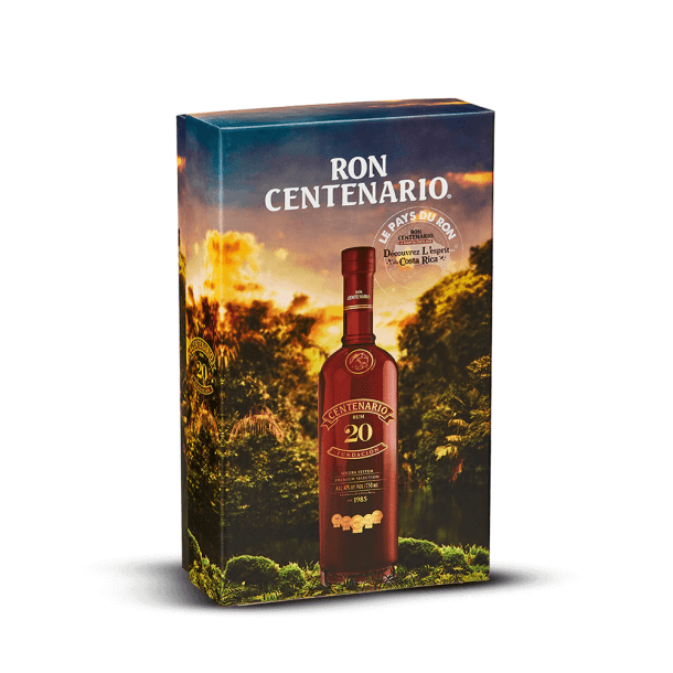 Coffret Centenario 20 Ans + 2 verres