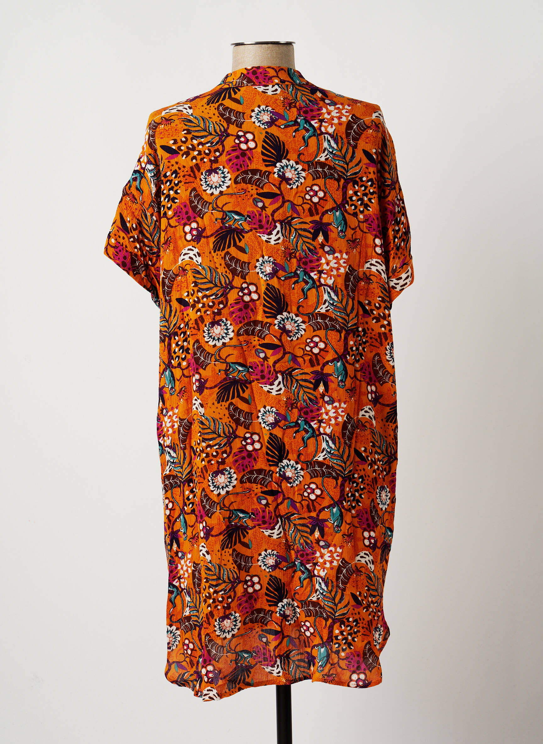 Surkana Tuniquemanchecourte Femme couleur orange