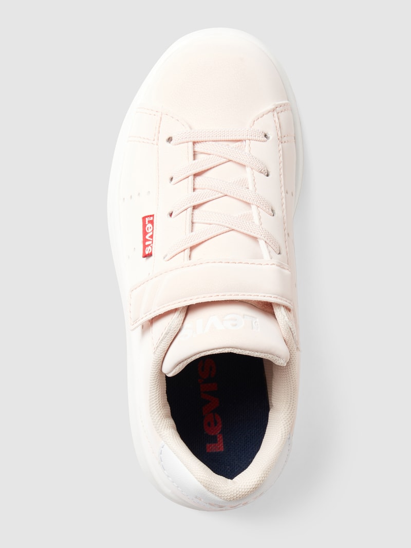 Sneaker mit Label-Details Modell 'AVENUE' in rosa