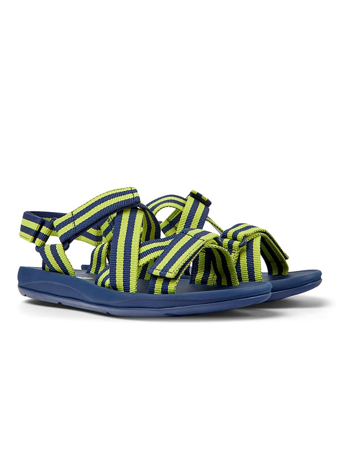 Camper Sandalen in Blau/ Grün günstig kaufen