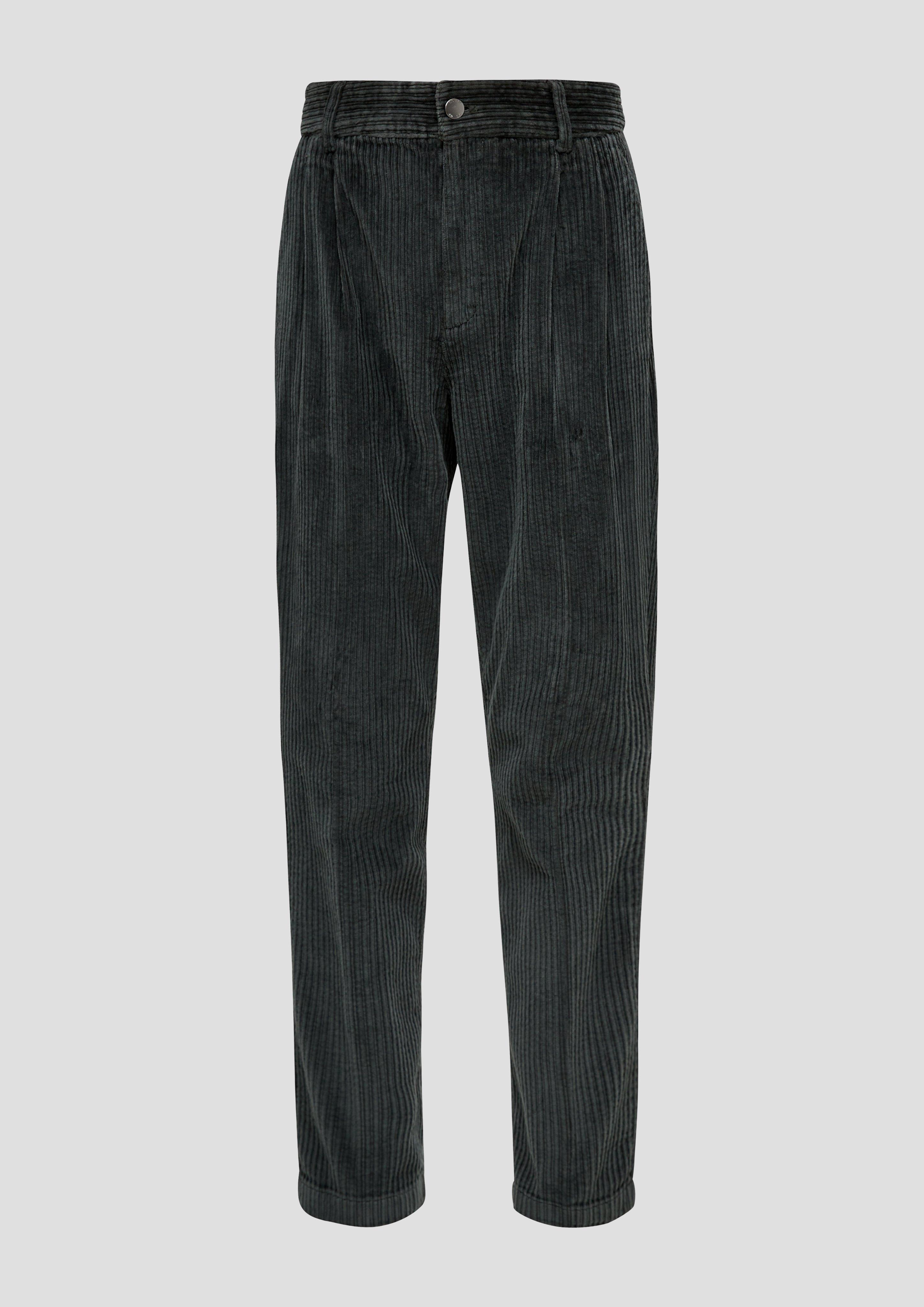 Regular: Bundfaltenhose aus Cord  2138060-7909