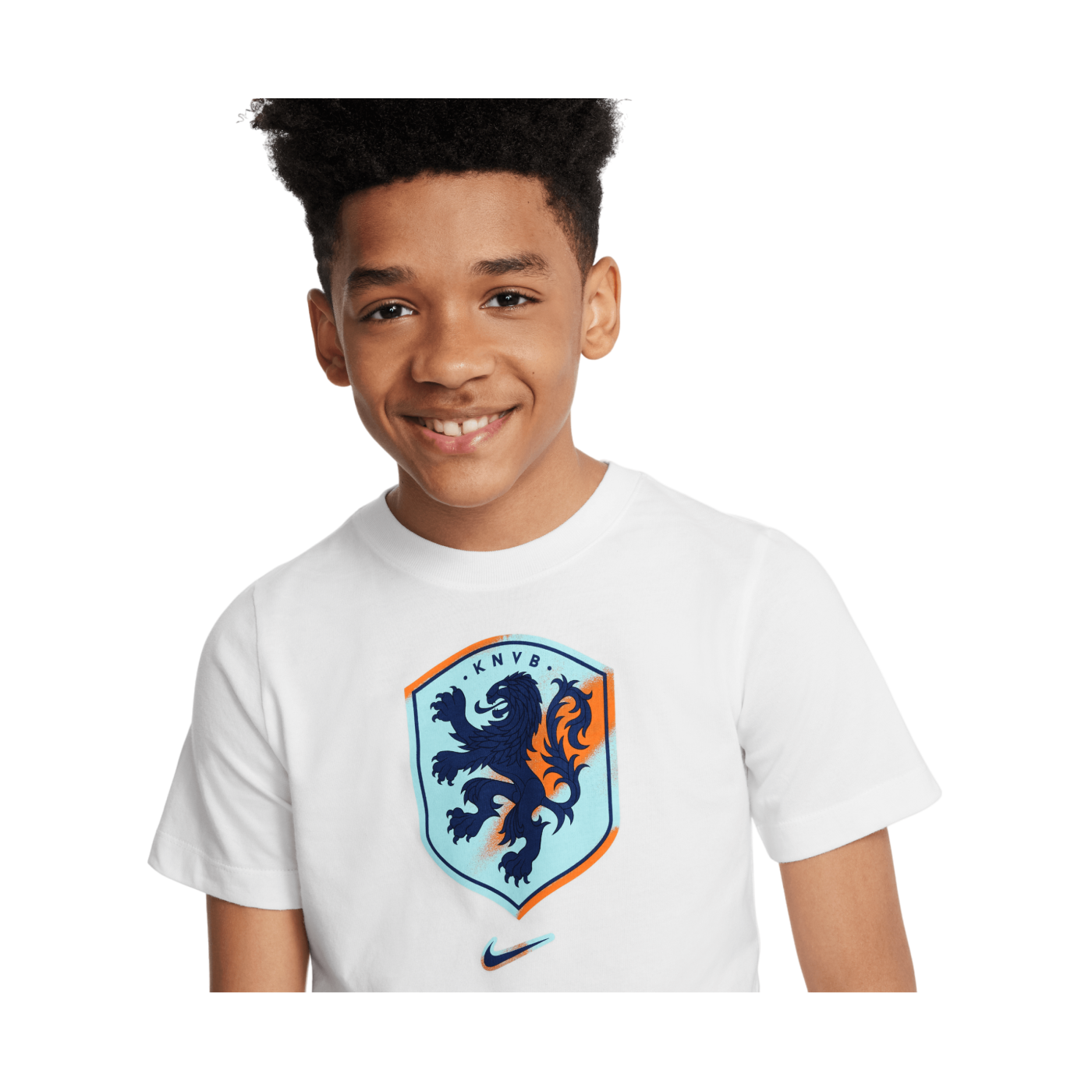 Nike Niederlande Crest T-Shirt EM 2024 Kids Weiss F100