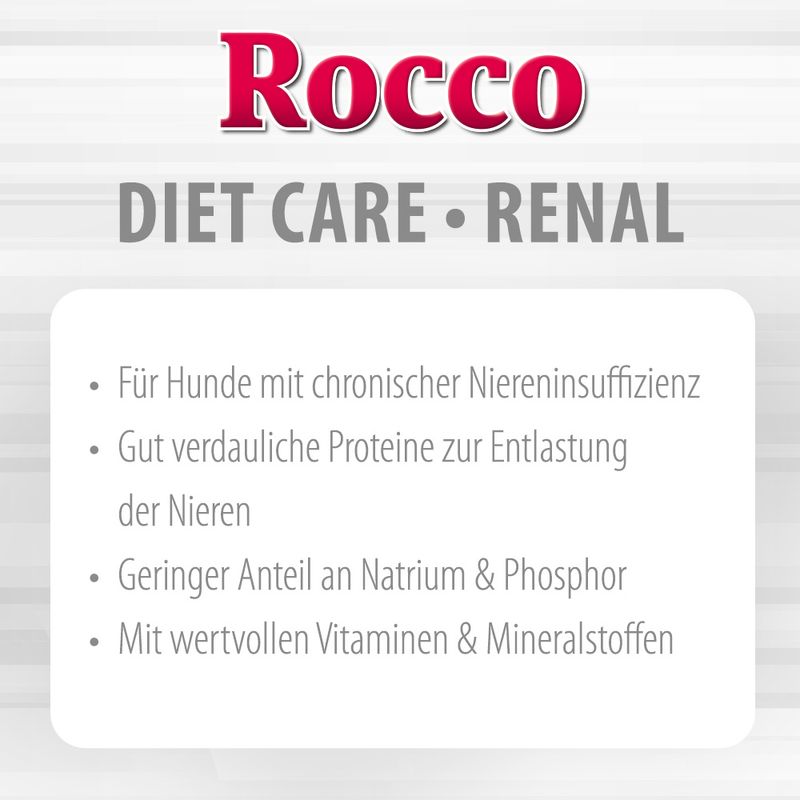 Rocco Diet Care Renal Rind mit Hühnerherzen & Kürbis 400 g