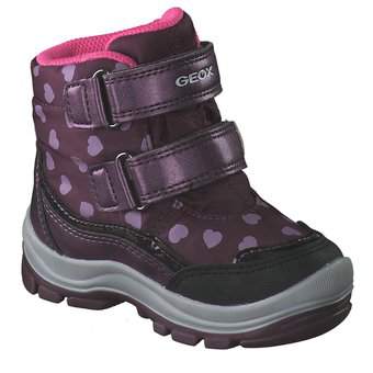 Geox B Flanfil Girl Klett Boots in lila