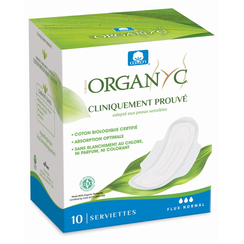 organyc SERV ULTRA FINE NORMAL  IND. 10u protection menstruelle