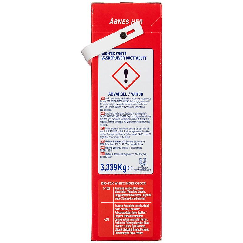 Bio Tex Bio Tex 3,34 kg, hvit